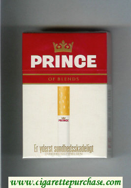 Prince Of Blends cigarettes hard box