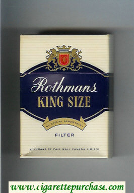 Rothmans Filter By Special Appointment cigarettes hard box