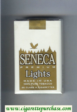 Seneca Premium Lights cigarettes soft box