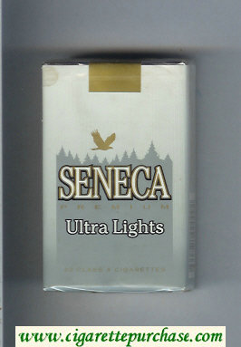 Seneca Premium Ultra Lights cigarettes soft box