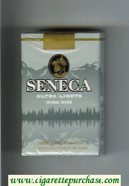 Seneca Ultra Lights cigarettes soft box
