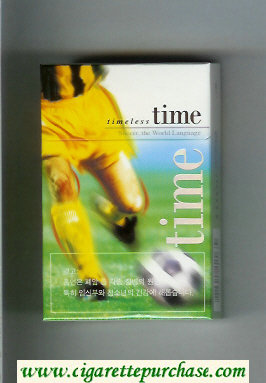 Time hard box Timeless cigarettes