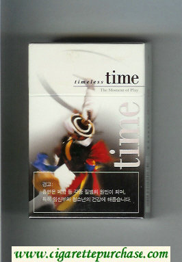 Time hard box Timeless The Moment of Play cigarettes