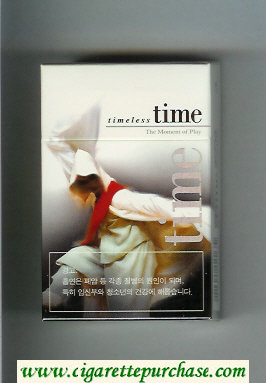 Time cigarettes hard box Timeless The Moment of Play