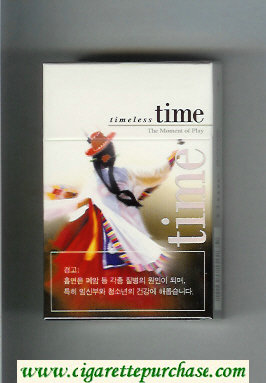 Time hard box cigarettes Timeless The Moment of Play
