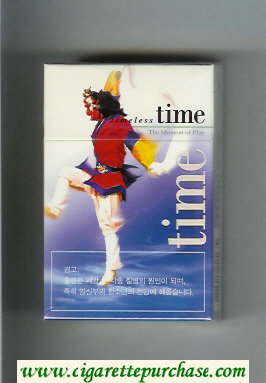 Time Timeless cigarettes hard box The Moment of Play