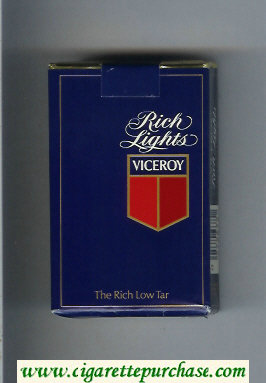 Viceroy Rich Lights blue Cigarettes soft box