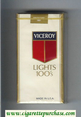 Viceroy Lights 100s Cigarettes soft box