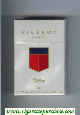 Viceroy Ultra Classic -6- International Blend Cigarettes hard box