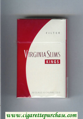 Virginia Slims Kings Filter cigarettes hard box