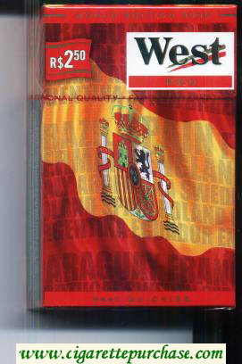 West Red World cigarettes Edition 2006 Spain hard box