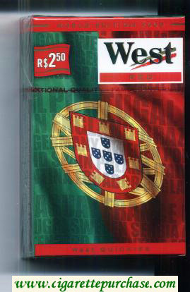 West Red World cigarettes Edition 2006 Portugal hard box