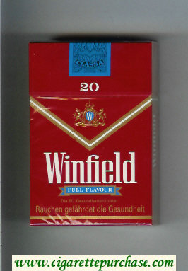 Winfield Full Flavour Cigarettes red hard box