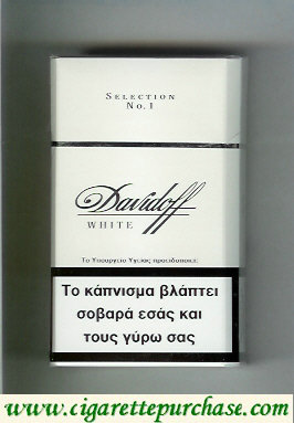 How To Order Cigarettes Davidoff White