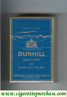 How To Order Cigarettes Dunhill Blue