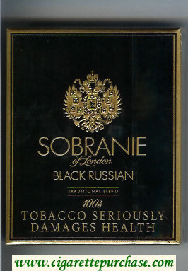 How To Order Cigarettes Sobranie Black Russian