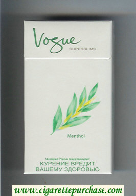 Cheap Cigarettes Vogue Menthol Superslims