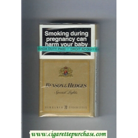 Discount Benson Hedges Special Lights cigarettes