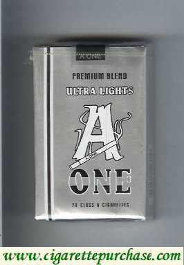 A One Premium Blend Ultra Lights cigarettes