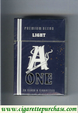 A One cigarettes Premium Blend Ligh