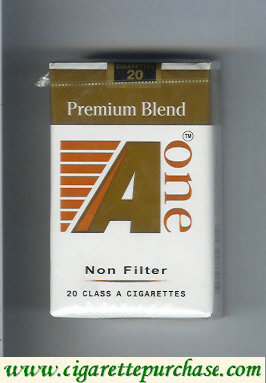 A One Non Filter cigarettes Premium Blend