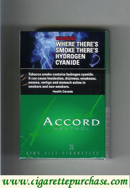 Accord Menthol Cigarettes