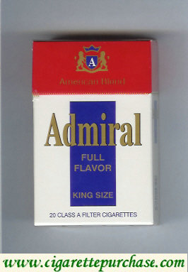 Admiral Full Flavor cigarettes