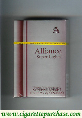 Alliance Super Lights cigarettes