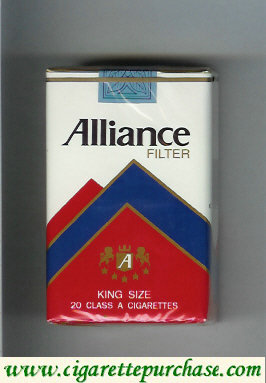 Alliance filyer cigarettes