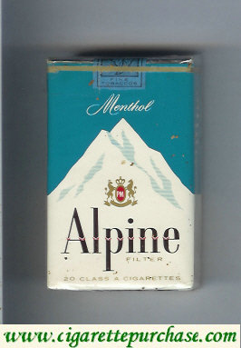 Alpine Menthol Filter cigarettes