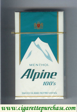 Alpine Menthol Filter 100s cigarettes