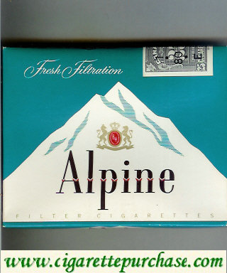 Alpine Menthol Filter cigarettes Canada