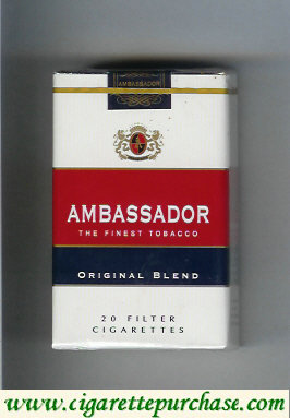 Ambassador Original Blend cigarettes England