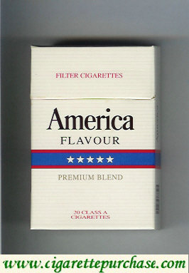 America Flavour Premium Blend cigarettes