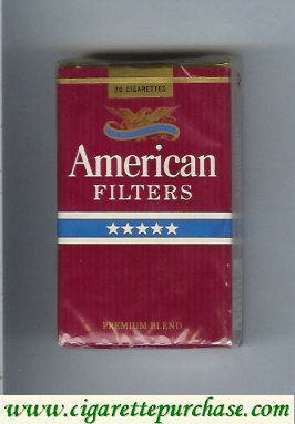 American filters red cigarettes