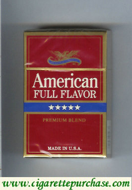 American Full Flavor premium blend cigarettes USA