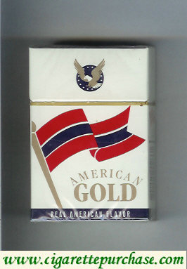 American Gold Cigarettes hard box Colombia