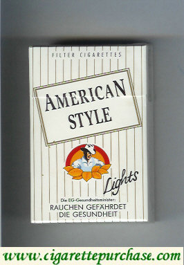 American Style cigarettes Lights