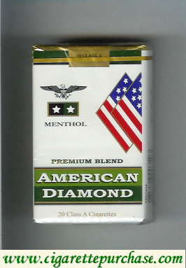 American Diamond Menthol cigarettes Premium Blend