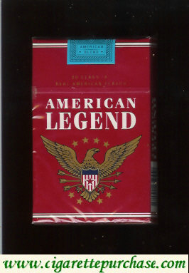 American Legend Cigarettes red