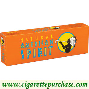 American Spirit Cigarettes Smooth Mellow Taste Orange Box