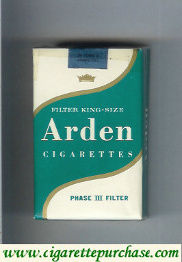 Arden filter cigarettes