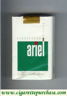 Ariel mentholees cigarettes soft box