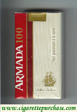 Armada 100s red cigarettes