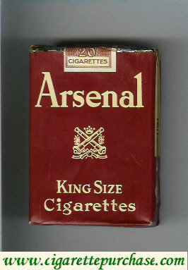 Arsenal king size cigarettes holland