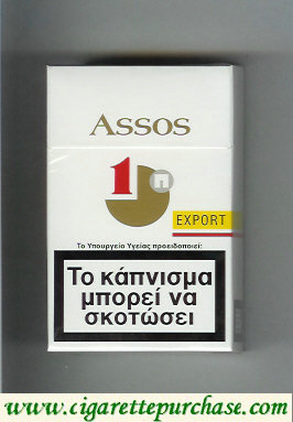 Assos cigarettes with 1 Export