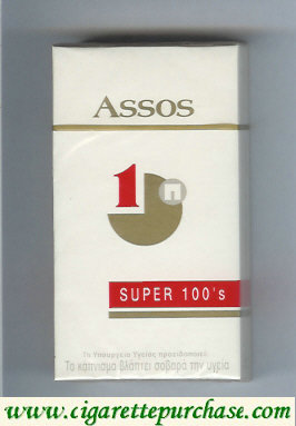 Assos super 100s cigarettes