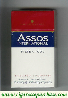 Assos International Filter 100s cigarettes