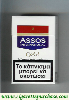 Assos International Gold cigarettes Fine American Blend