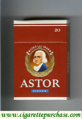 Astor Filter cigarettes 1763 - 1848